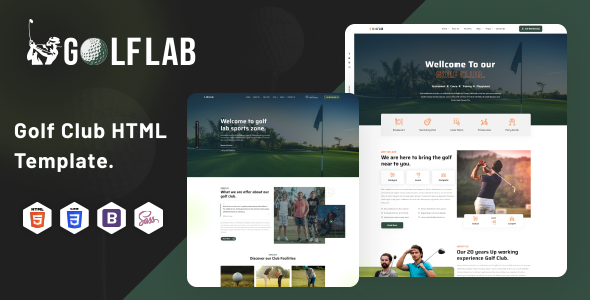 GolfLab – Golf Club HTML Template