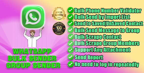 WaSender – Whatsapp Bulk  Sender |Neighborhood Sender