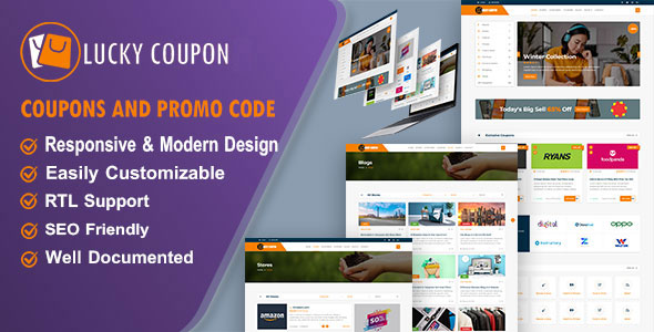 LuckyCoupon – Laravel Coupon CMS