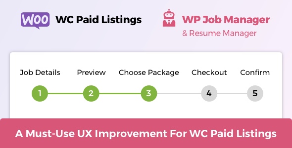 Job & Resume Put up Steps Indicator for WC Paid Listings and WP Job Manager