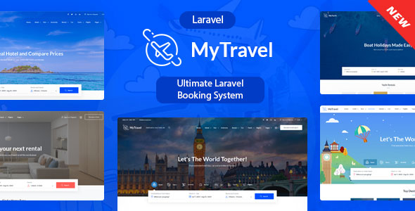 MyTravel  – Ultimate Laravel Booking System