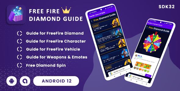 FreeFire E-book & Free FF Diamond(Android 11 Supported)