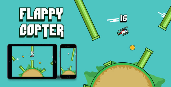 Flappy Copter – HTML5 Sport