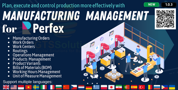 Manufacturing Administration for Perfex CRM