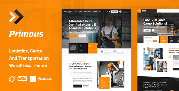 Primous – Logistics Cargo & Transport WordPress Theme