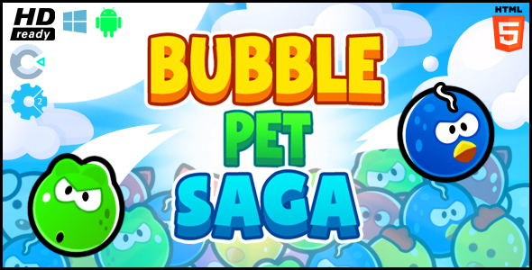 Bubble Pet Saga HTML5 Recreation