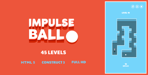 Impulse Ball – HTML5 Game (Construct3)