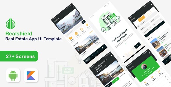 RealShield – Total Honest Estate UI Template (Kotlin)