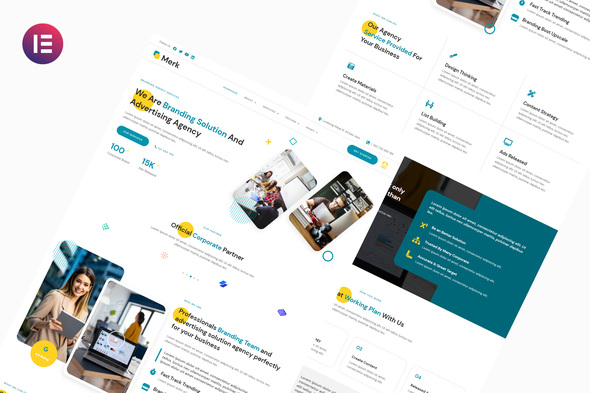 Merk – Branding Resolution & Advertising Company Elementor Template Equipment