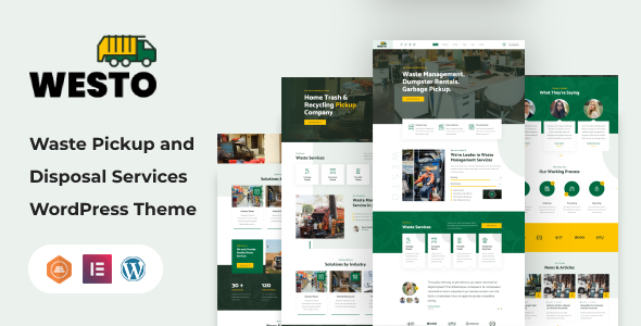 Westo – Waste Disposal Companies WordPress Theme