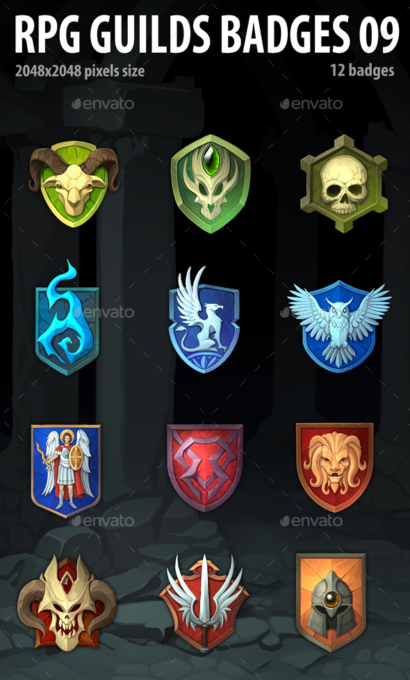 RPG Guilds Badges 09