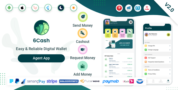 6Cash – Agent App