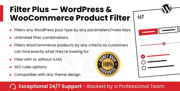 Filter Plus — WordPress/WooCommerce Product Filter