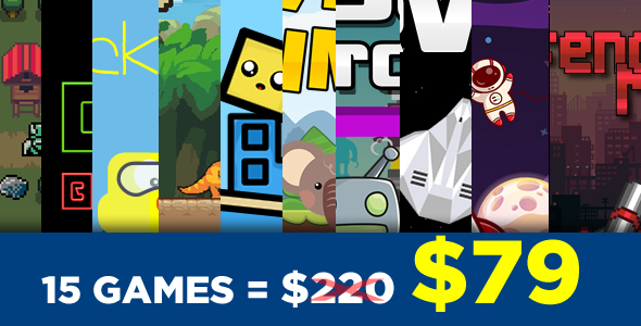 Bundle 15 Video games – HTML5 Video games “Comprise 3”