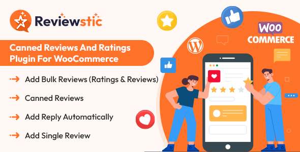 Reviewstic – Canned opinions and rankings plugin for WooCommerce