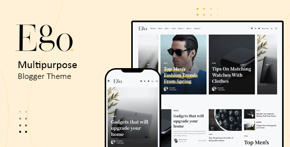 Ego – Multipurpose Blogger Theme