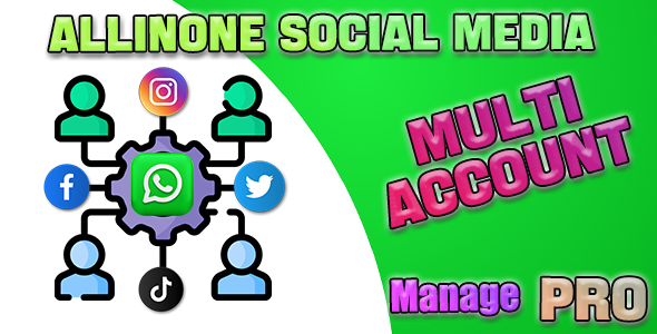 AllInOne Social Media Quite a bit of Accounts Manage Pro