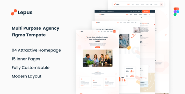 Lepus – Multipurpose Company Figma Template
