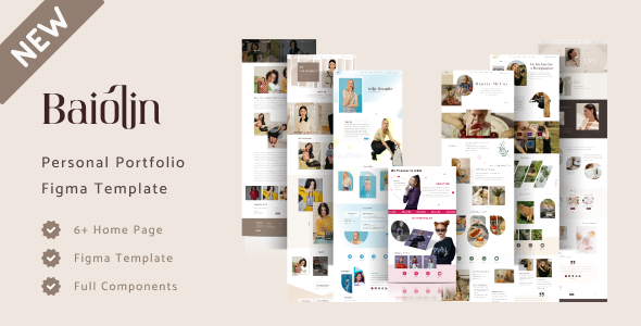 Baiolin – Private Portfolio CV Figma Template