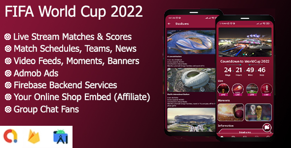 FIFA World Cup 2022 Qatar Are living – Streaming, Dreams & News with Realtime Firebase – Rotund App