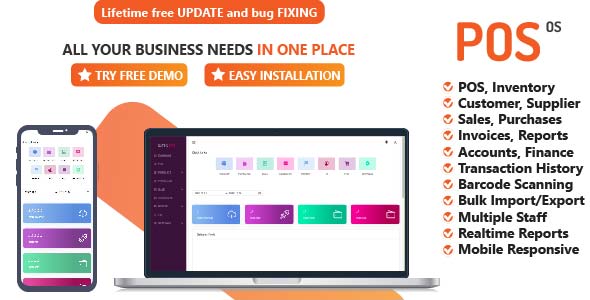 POS OS – POS, Bill, Stock, Accounting, Workers and Shop Management Software program