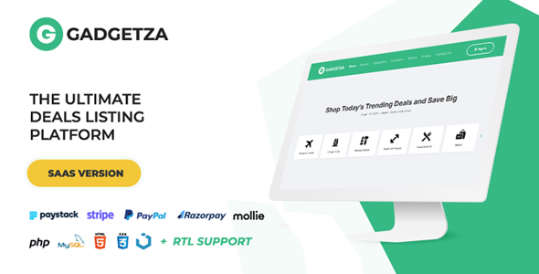 Gadgetza – Deals List Platform (SaaS)