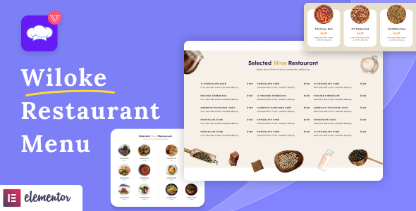 Wiloke Restaurant Menu for Elementor