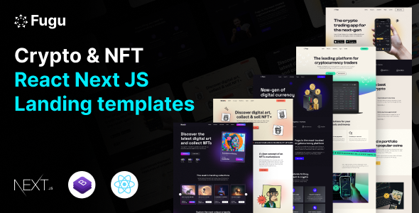 Fugu – NFT & Crypto React Subsequent js  Template