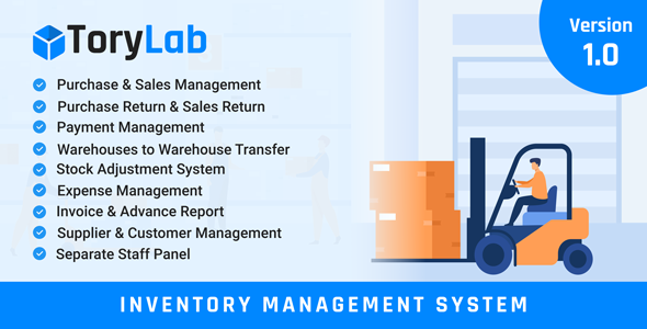 ToryLab – Inventory Administration Gadget