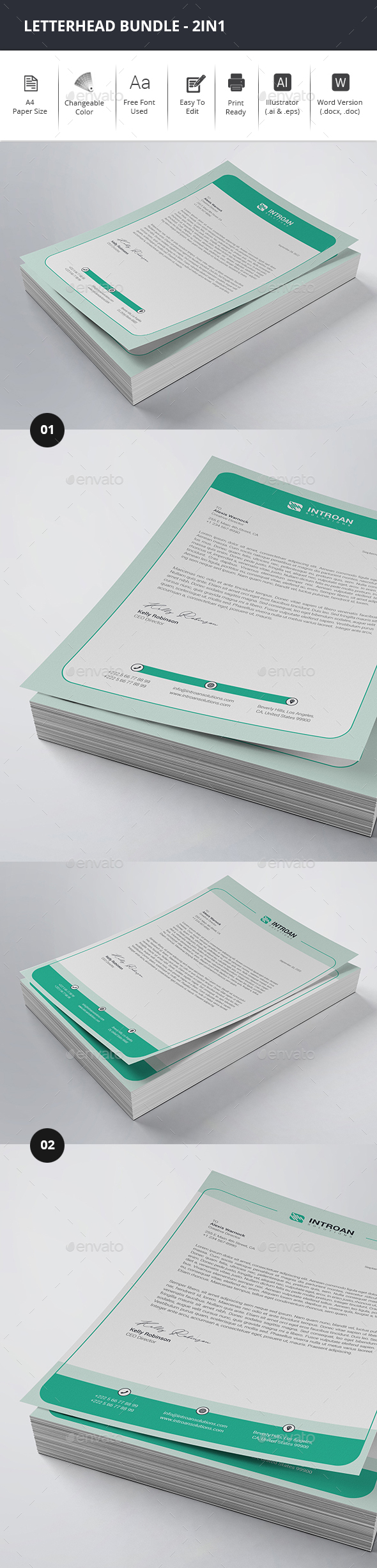 Letterhead Bundle – 2in1