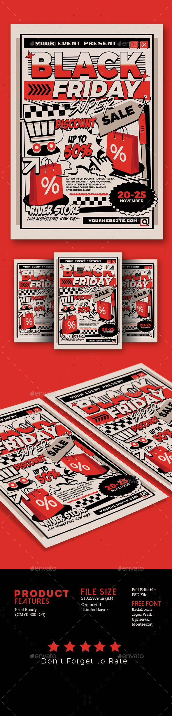 Dusky Friday Sale Flyer