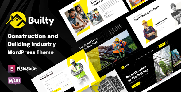 Builty – Building WordPress Theme