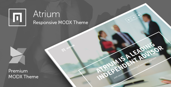 Atrium – Finance Consulting Book MODX Fred Theme