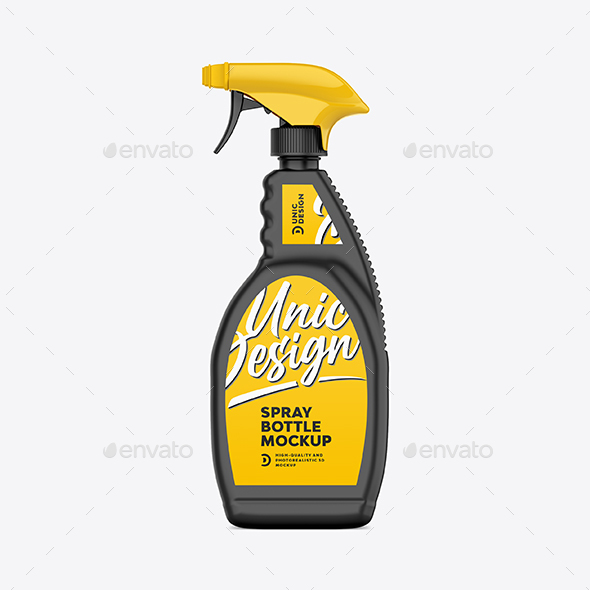 Spray Bottle Mockup