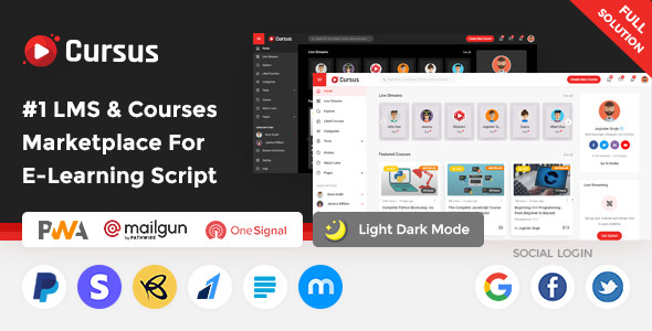 LMS & Online Courses Marketplace Script Full Solution – Cursus