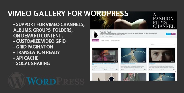 Vimeo Gallery Portfolio