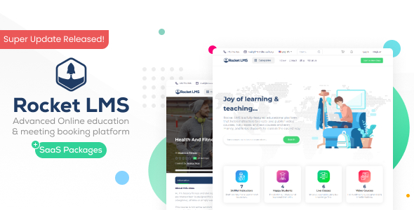 Rocket LMS – Learning Management & Academy Script