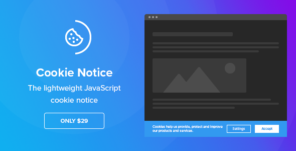 Lightweight Cookie Notice JS