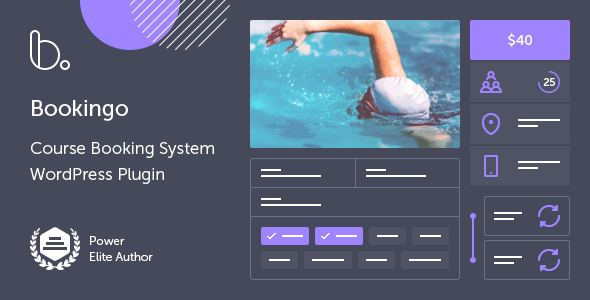 Bookingo – Course Booking System for WordPress