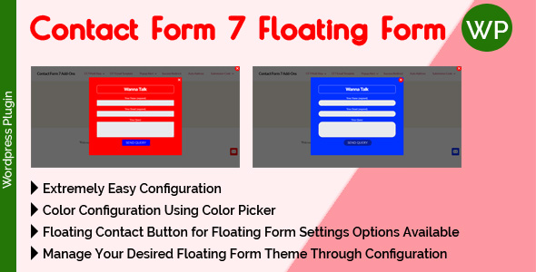 Contact Form 7 Floating Form – for Specific Post or Page or Full Website Content