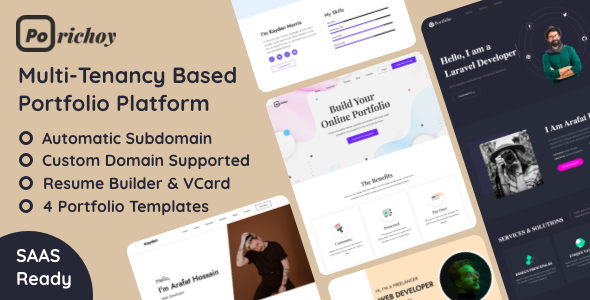 Porichoy – Multitenancy Based Portfolio Platform (SAAS)