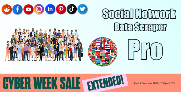 Social Network Data Scraper Pro