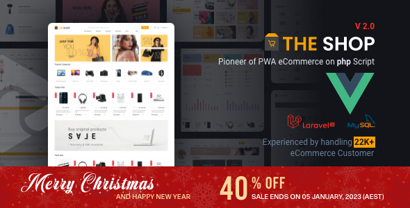 The Shop – PWA eCommerce cms