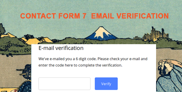 Contact Form 7 Email Verification – OTP Verification