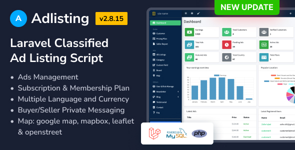 Adlisting – Laravel Classified Ads