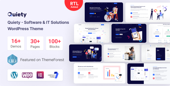 Quiety – Instrument & IT Solutions WordPress Theme
