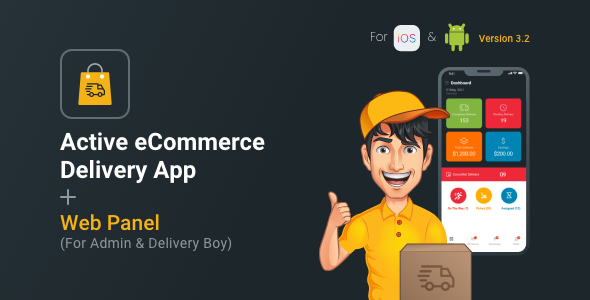 Energetic eCommerce Supply Boy Flutter App