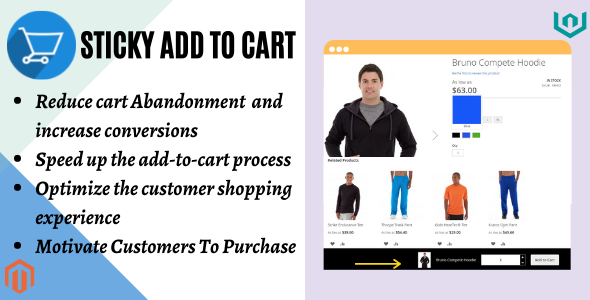 Magento 2 Sticky Add To Cart By Webiators