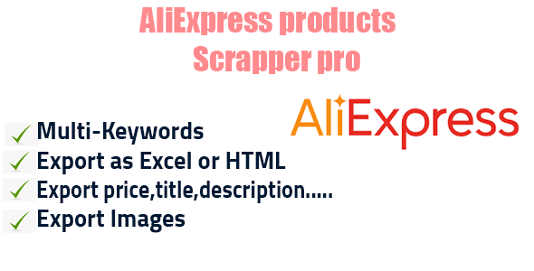 AlieExpress Product Scraper with multi-keywords