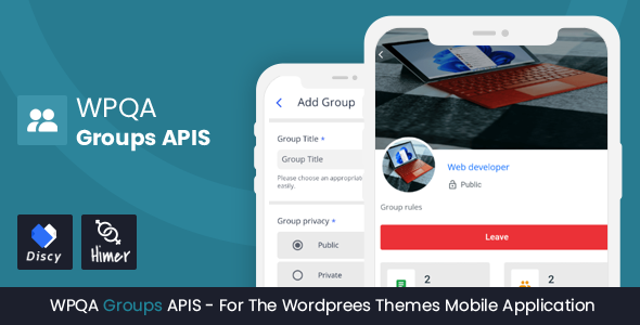 WPQA Groups APIs – Addon For The WordPress Issues